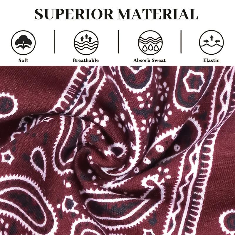 Bohemian-Style Fashion Headband - Women's Knotted, Crossed, Non-Slip Hairband - Printed Elastic Yoga Headband for Yoga, Running, and Daily Wear