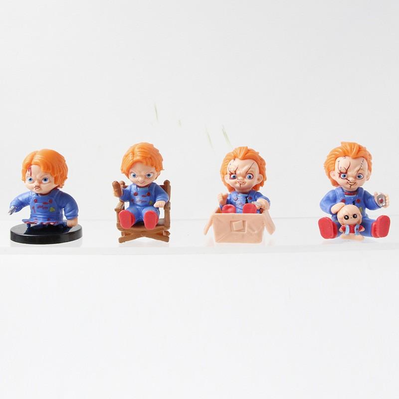 Halloween 9-Piece Figure Set, Skeleton Man, Vampire Jack Sally, Perfect Desktop Decor, Halloween Collectible Figures, Spooky Home Decoration