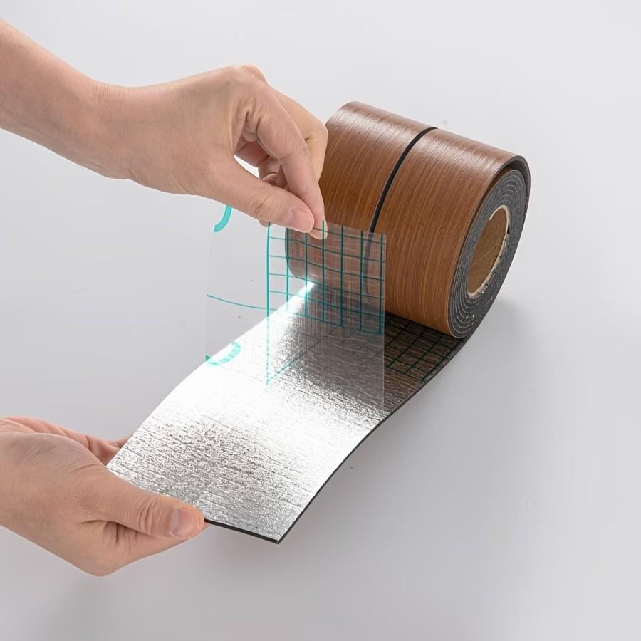 3D Retro Peel and Stick Baseboard, Waterproof Wall Border Decoration, Wall Skirting Board Molding Decoration, Bedroom, Living Room, Kitchen, Bathroom DI