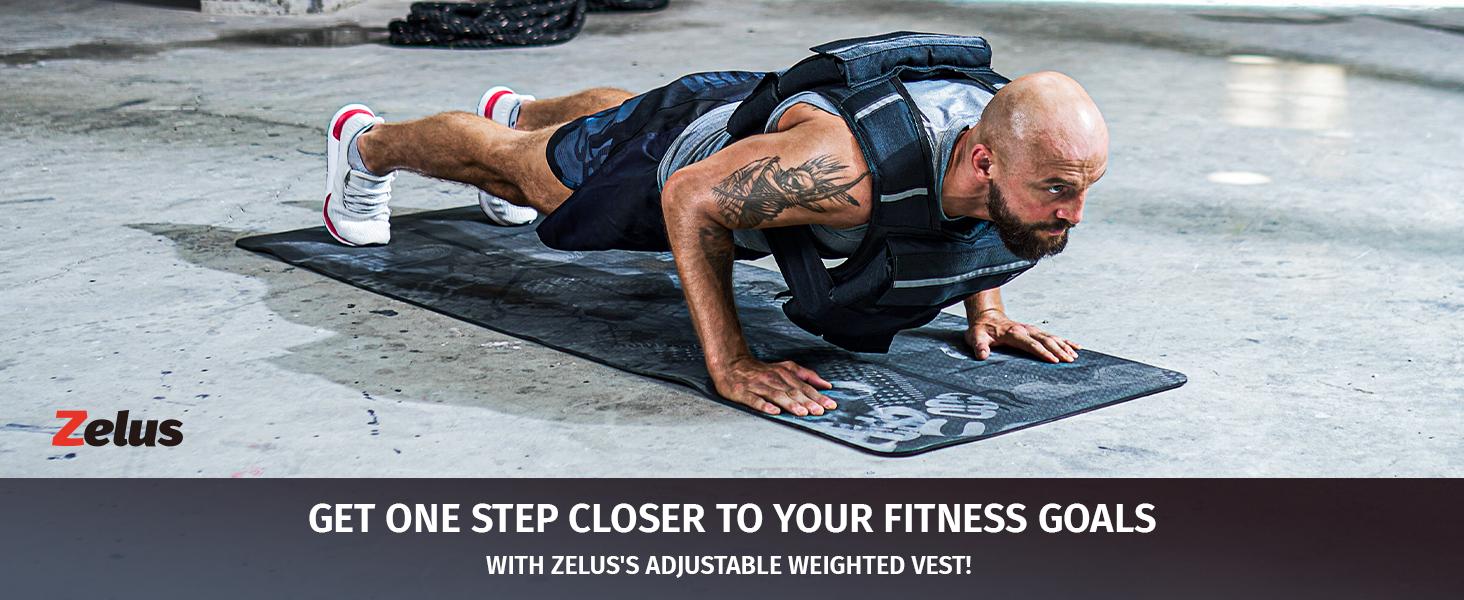 【SpringStatements】ZELUS 23lb/ 30lb/60lb Weighted Vests with Adjustable Weights, Weight Vest for Men, Women, Workout, Running, Body Weight Training & Rucking, Gym Outfits, Fitness, FitTok Trend, Bone Health, Core & Posture Boost, All Seasons Gift Idea
