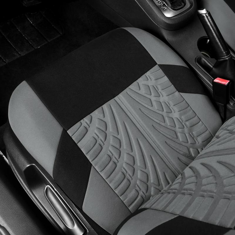 5 Seater Universal Car Seat Cover Full Set 3D Tire Print with Steering Wheel Cover Quick Install for Most Cars Trucks SUVs Easy No Dismantling Needed 5 Seater Universal Car Seat Cover Full Set 3D Tire Print with Steering Wheel Cover Quick Install for Most Cars Trucks SUVs Easy No Dismantling Needed
