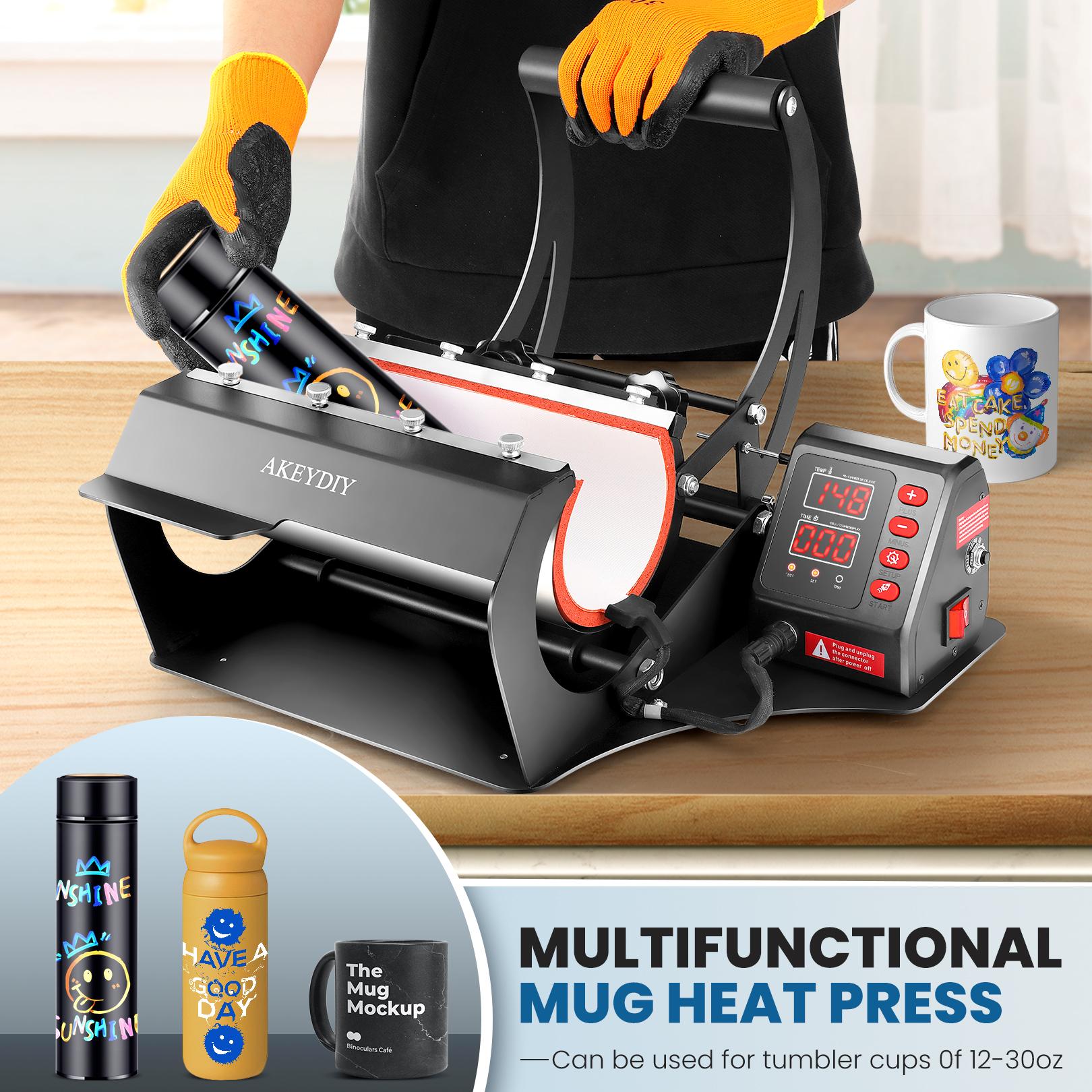 5 in 1  Cup pressing machine Suitable for 30, 20, 16, 15, 11 cups -The ideal sublimation printer for thermal transfer