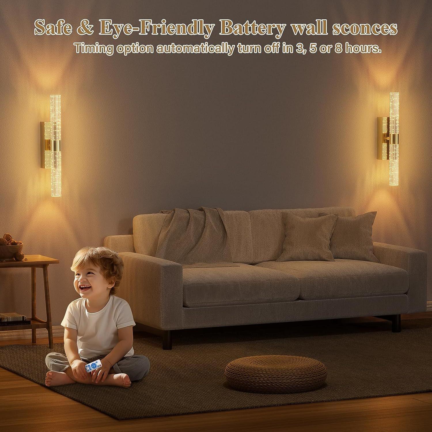 1/2Pcs LED Wall Lights, Modern Magnetic Charging Wall Lamps, Remote-controlled Dimming, 4000mAh, Touch Switch, For Living Room Feature Walls, Hotel Corridors and Hallways, Home Interior Wall Lighting