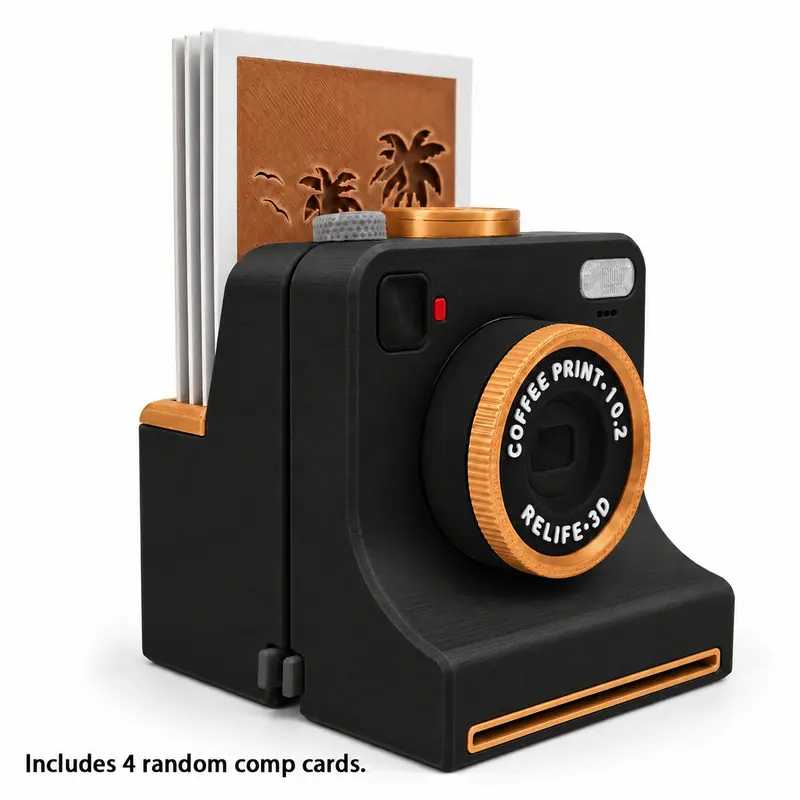 Manual Coffee Latte Art Camera, One-Button Printer, Ideal for Home ...