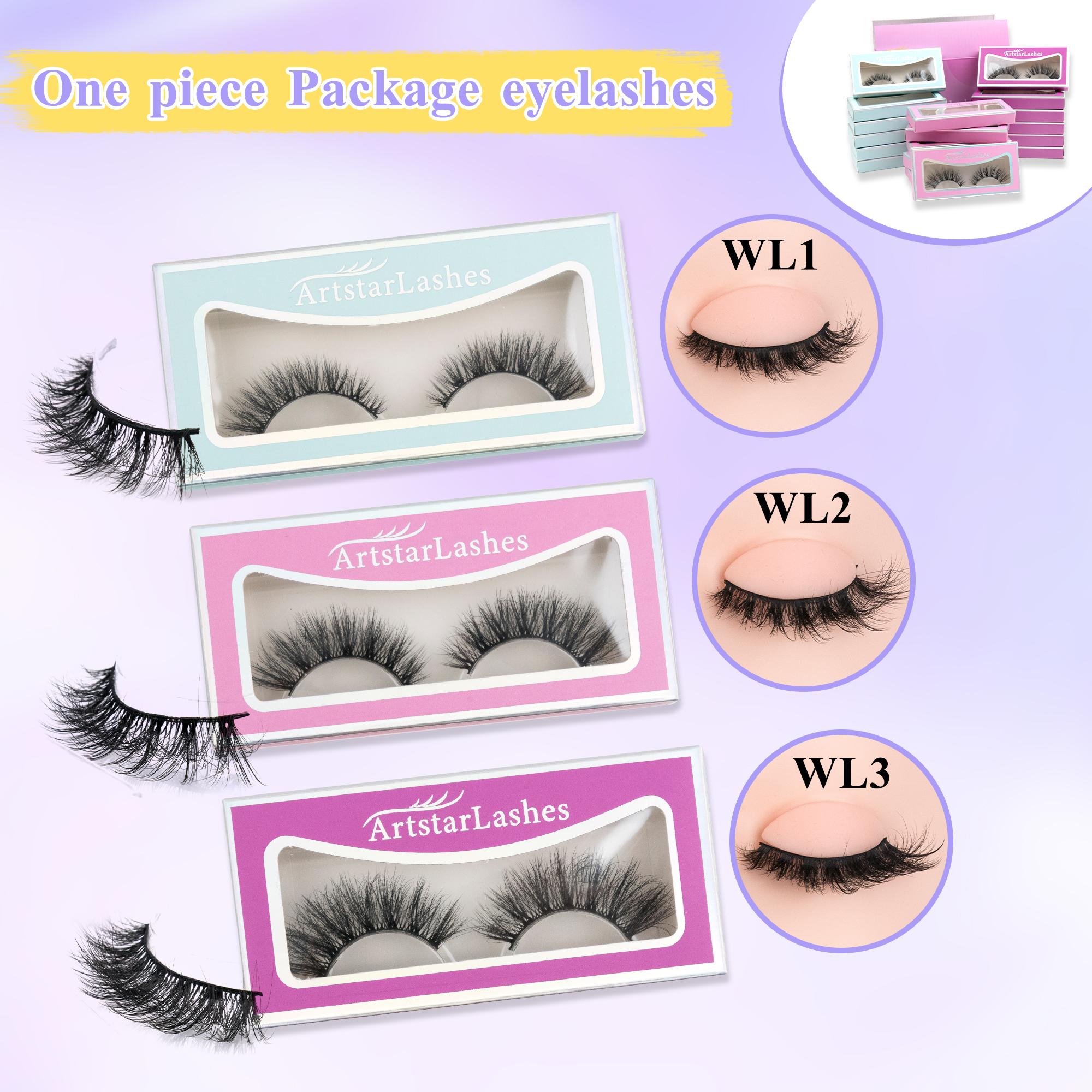 ArtstarLashes Handmade False Eyelashes 18 Pairs Soft Breathable Easy-to-Apply Natural Appearance Comfortable babygurllash russian curl lashes