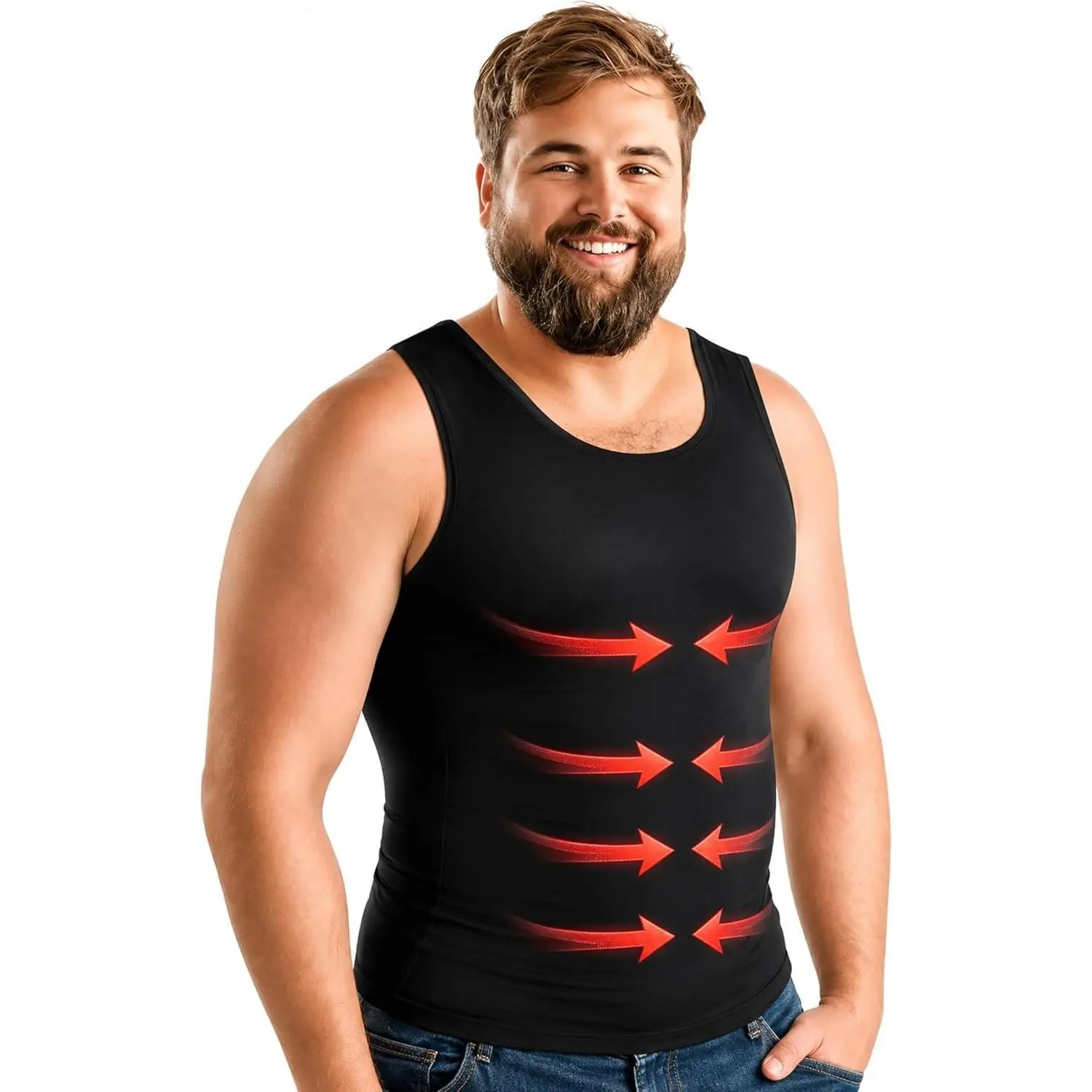Men's Gynecomastia Compression Tank Top | Shapewear Compression Shirt for Men | Slimming Compression ShirtsGift