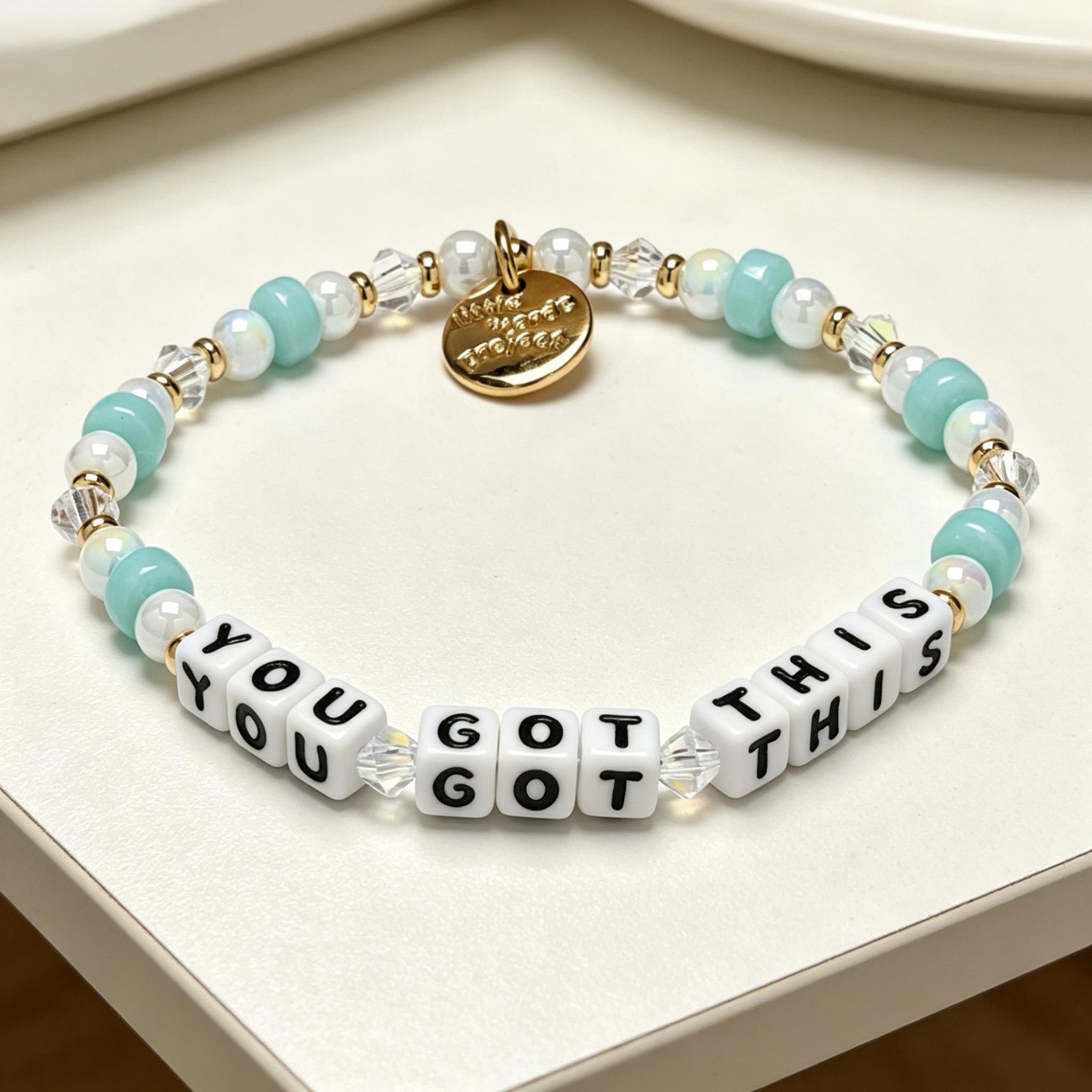 Bohemian Beaded Elastic Bracelet, Fashion Dainty Accessory, Inspirational Positive Energy Wristband, Handmade Friendship Bracelet for Women, Ideal Gift for Best Friend & Girlfriend