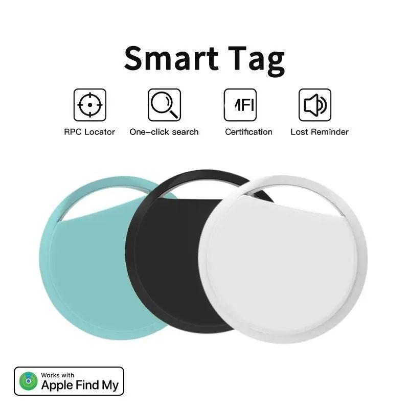 3-Pack iOS Smart Tag, Precision Tracking Without GPS, Compatible with iPhone Find My APP, Anti-Loss Device, Rechargeable Battery, Secure Privacy