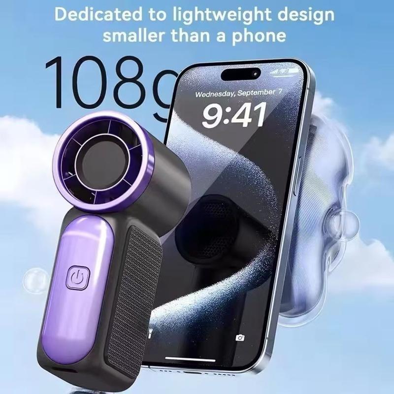 Mini Handheld Fan, Small Purse Fan for Women, Pocket Fan, Makeup Fan, High-Speed Turbo, 6-Gear Adjustable with LED Display, USB Fans, USB Rechargeable, Portable Fan for Travel, Outdoor, Girls   Valentine's Day gift