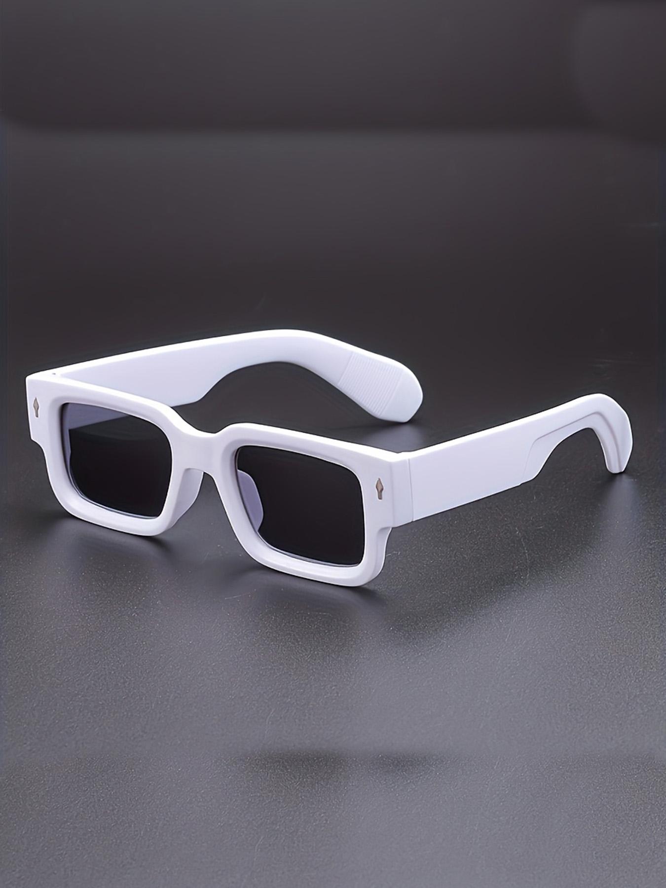 Men's Square Frame Sunglasses, Small Frame Eyeglasses, Fashionable and Comfortable, Ideal for Outdoor Activities, Parties, Travel, Driving, Fishing