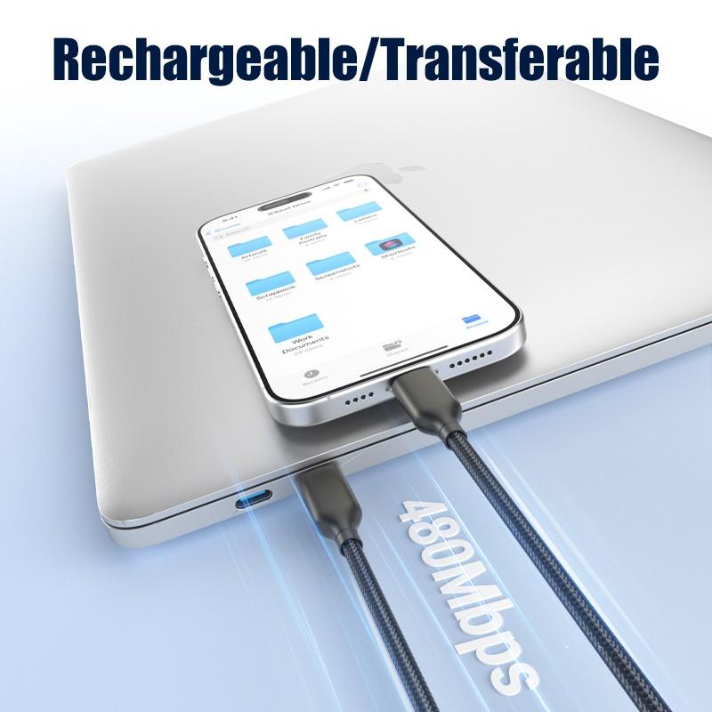 240w Super Fast Charging Cable, Type-C to Type-C, Data Transfer, Car Charger, Compatible with Apple, Android, Huawei, Xiaomi, Samsung, Oneplus, Vivo, Oppo