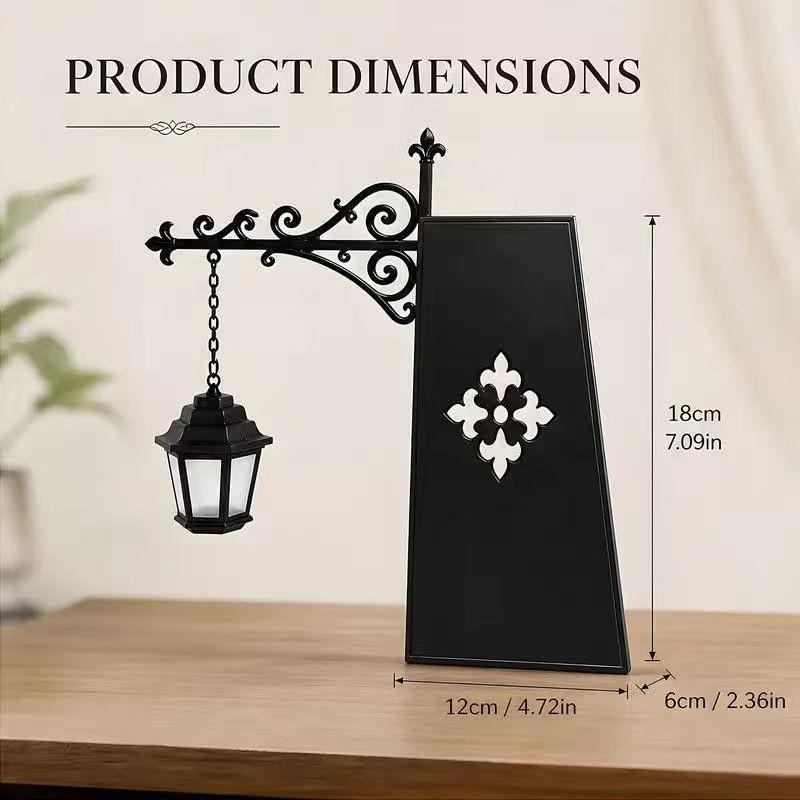 Library Lantern Decorative Bookshelf Light, Mini Hanging Bookshelf Lamp, Bookshelf Illumination, Warm LED Nightlight, Reading Corner Decoration, Halloween Decor