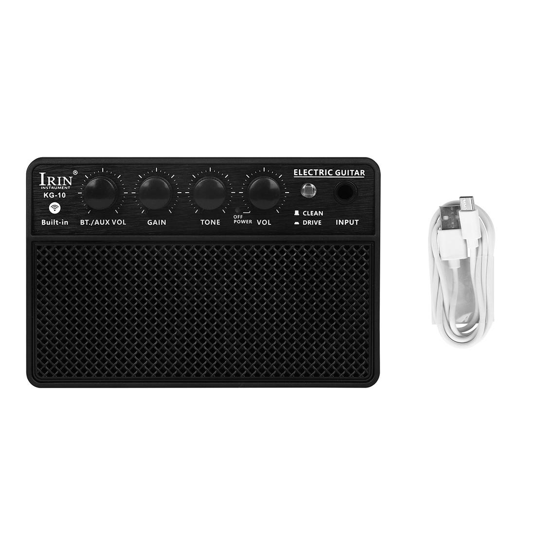 IRIN KG-10 Bluetooth Portable Amplifier 10W Mini Guitar Bass Amp  for Electric Guitar Bass Outdoor Use