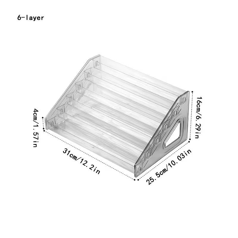 Multifunctional Acrylic Display Storage Rack, Stackable and Multi-Layer Design, Perfect for Collectibles, Toys, Badges, Figurines, Cards, Cosmetics, Jewelry, Great Halloween and Christmas Gift