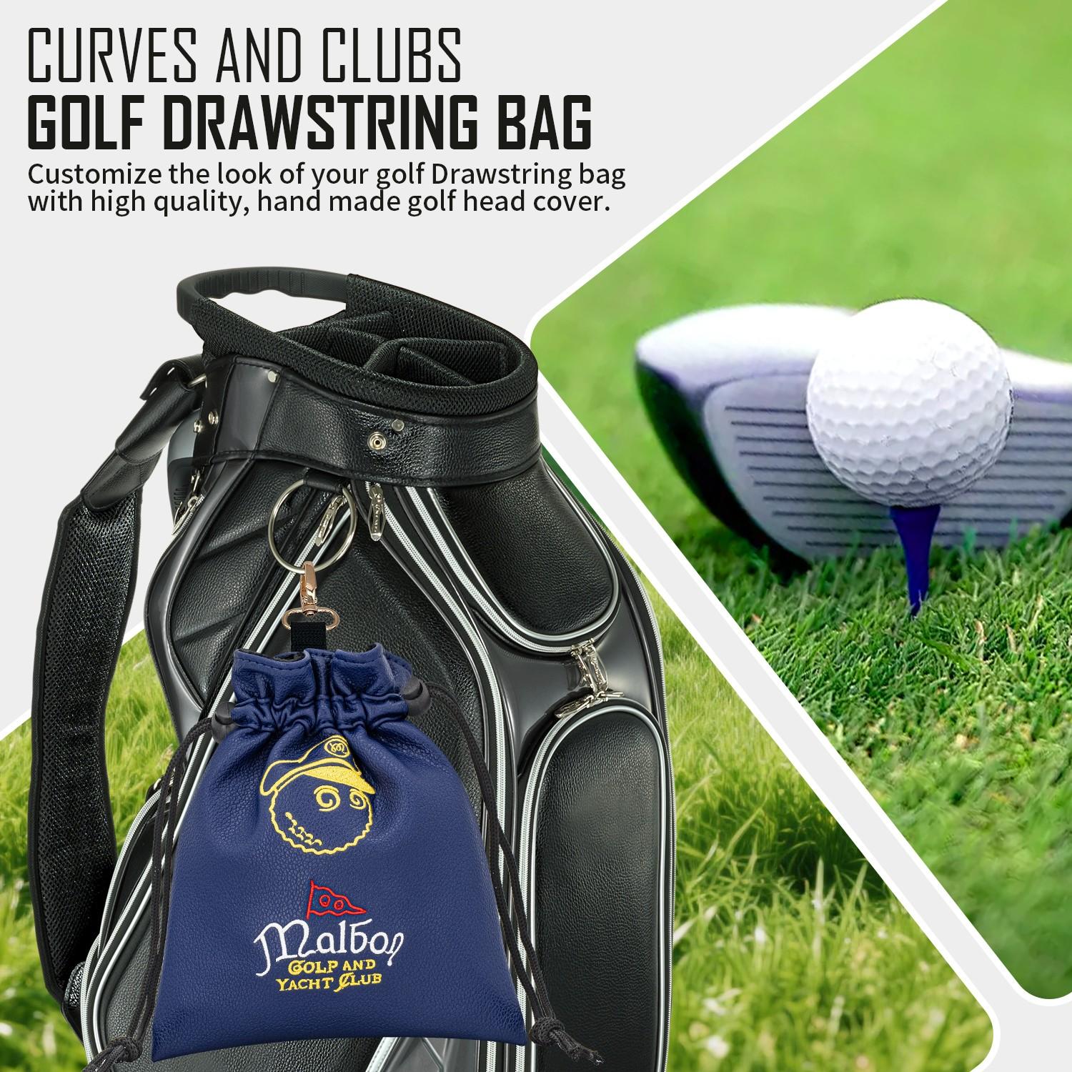 Portable Golf Ball & Stand Bags with Drawstrings Golf Pack, Durable Club Accessories for Men Women, Ideal Gift for Golf Enthusiasts