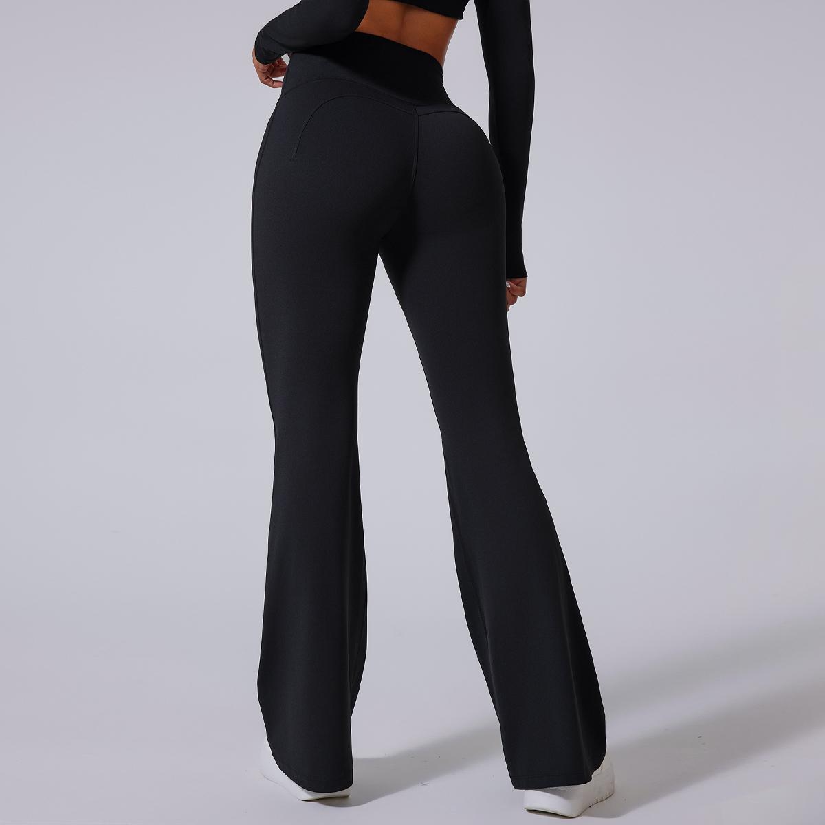 MASKERT Women's High Waisted Tummy Control Butt Lifting Shaping Yoga Bootcut Leggings for Training & Casual Wear SpringStatements MASKERT Women's High Waisted Tummy Control Butt Lifting Shaping Yoga Bootcut Leggings for Training & Casual Wear SpringStatements