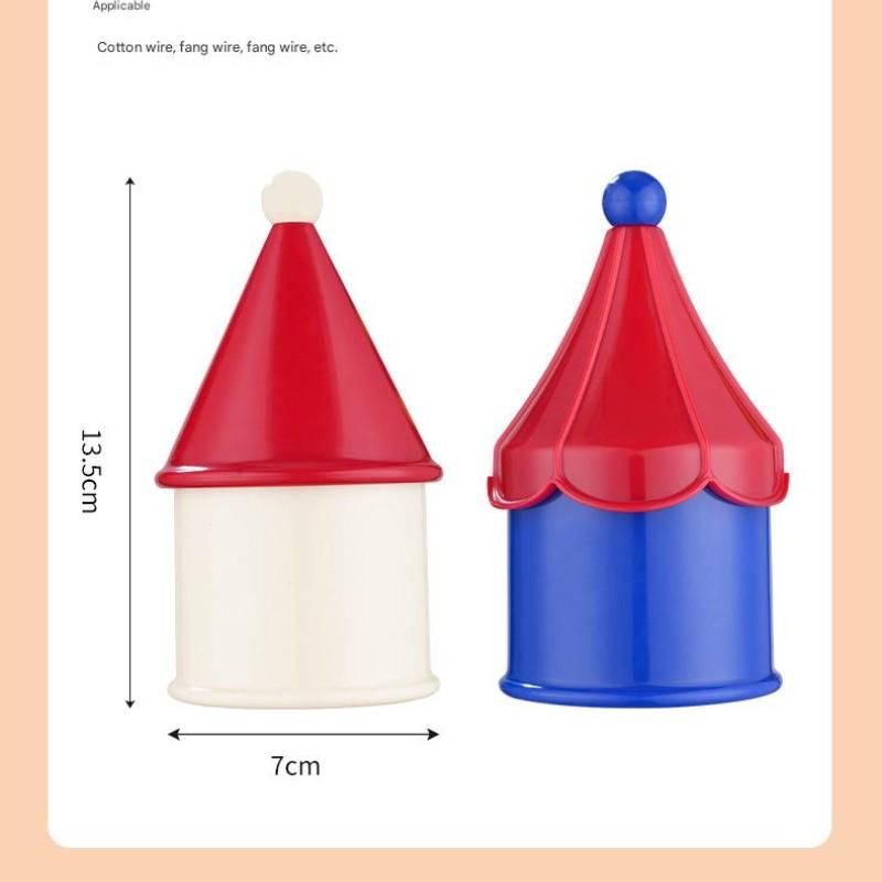 High Aesthetic Cotton Swab Toothpick Holder, Creative Roof Small House Design, Tabletop Toothpick Box, Cotton Swab Organizer