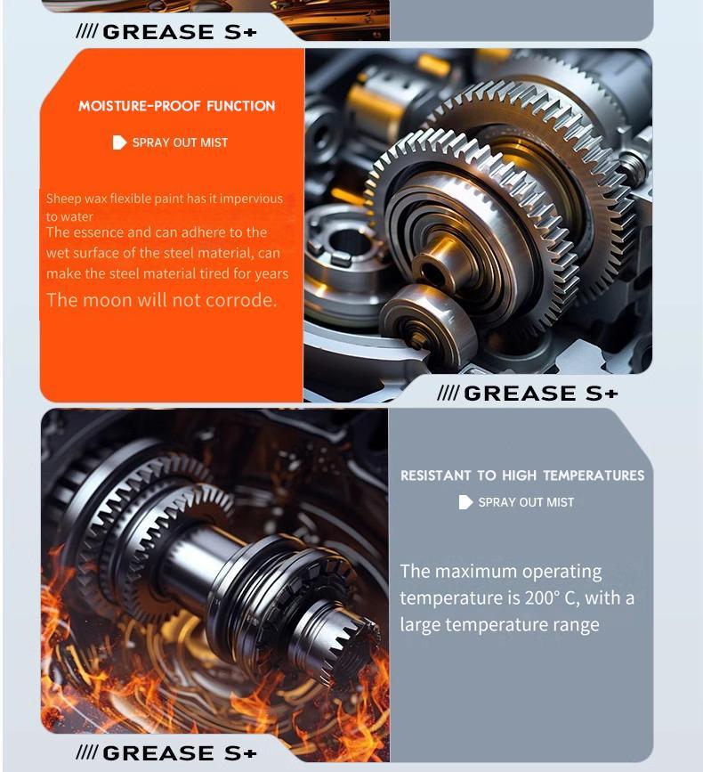 Multi-Function Rust Removal Spray-180ML forLubrication, Rust Prevention & Noise Reduction