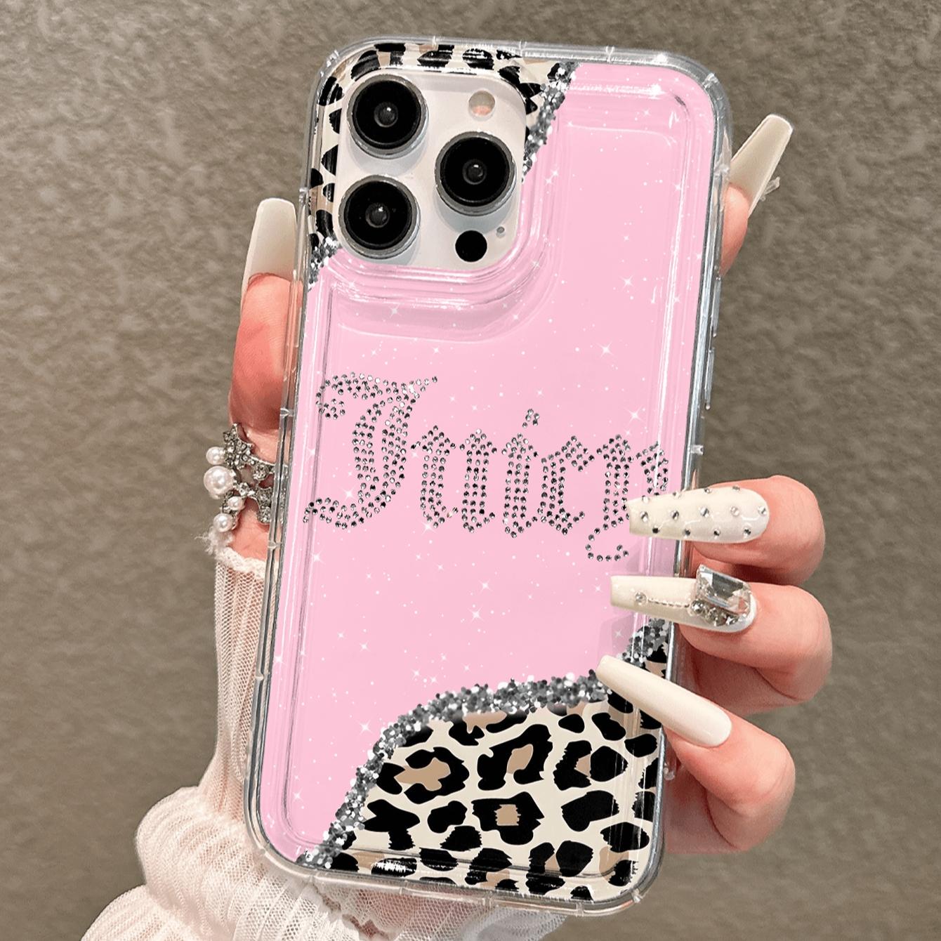 Transparent Card Slot Case, Leopard Pattern Thick Anti-Drop Phone Cover Compatible with iPhone 17/17 Pro Max/Air/11-16 Series