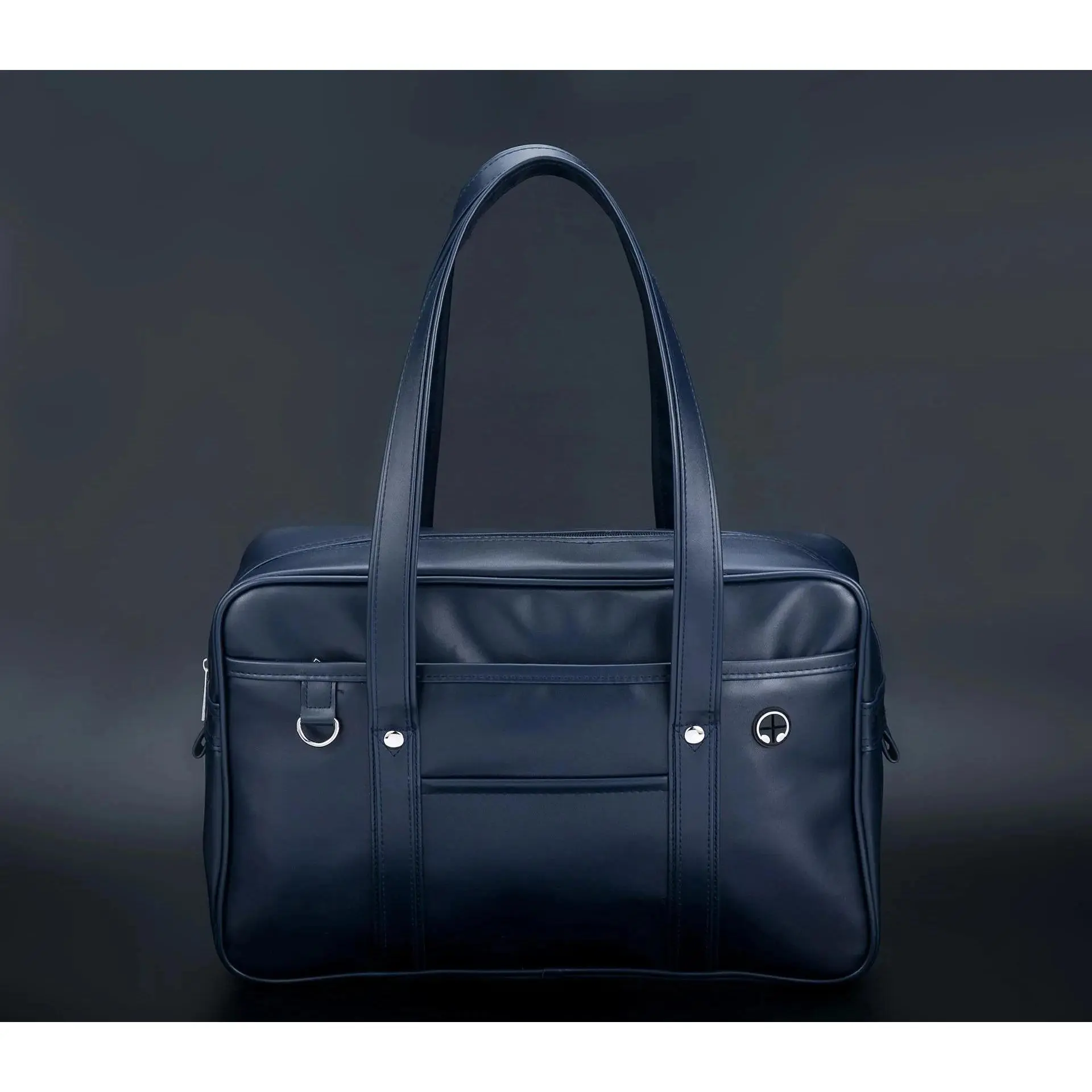 schoolbag PU leather japanese wide application japanese handbag large capacity waterproof