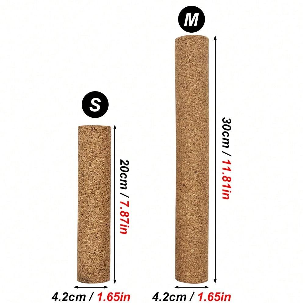 1pc Natural Soft Wood Climbing Stick for Reptiles, Arboreal Perch for Lizards, Geckos, Crested & Gargoyle Geckos, Terrarium Habitat Accessory