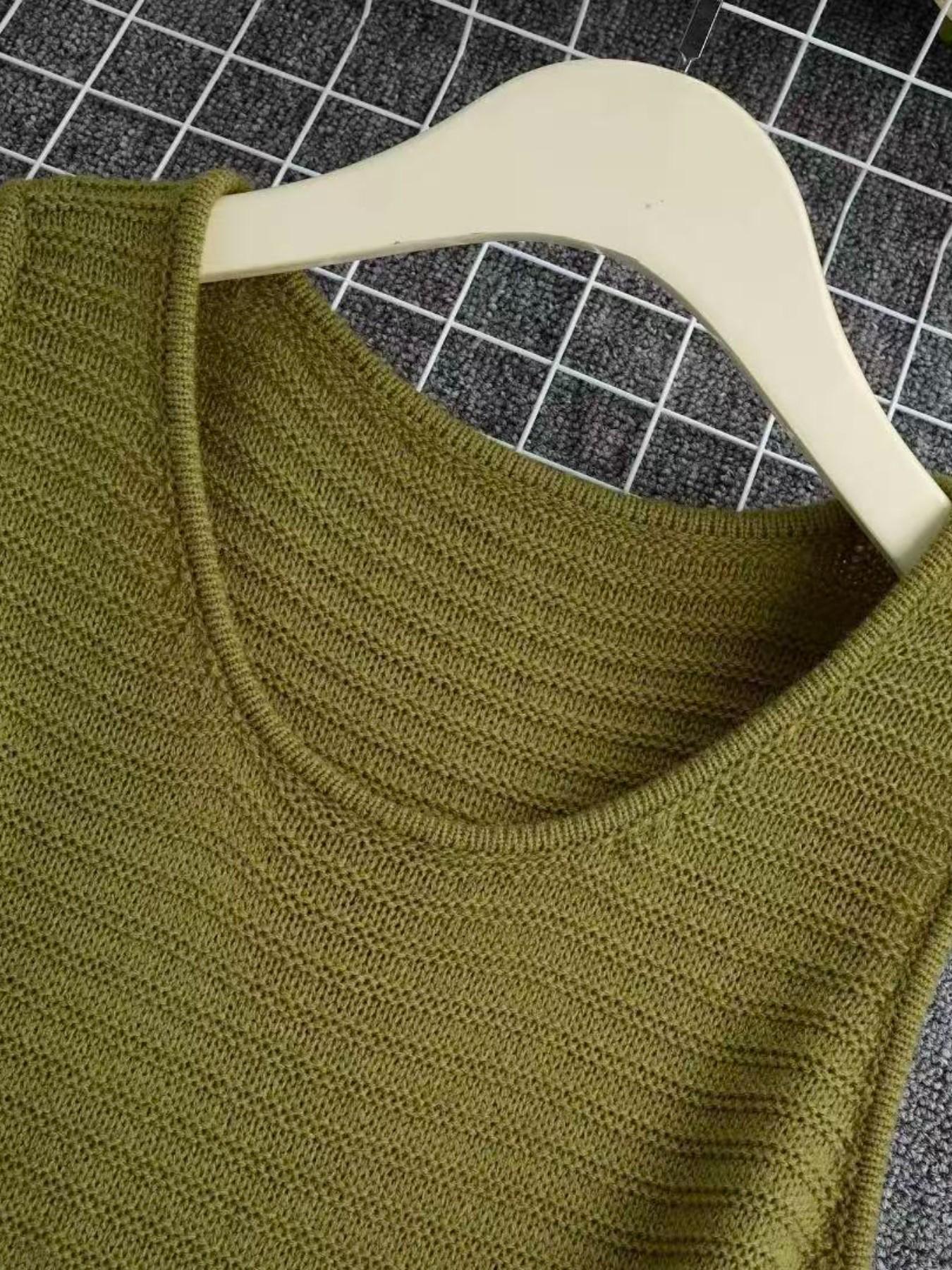 Elegant Sleeveless Knit Dress for Women, Summer Casual Flowy Hem with Fringe Trim, Stylish and Slimming Design, Perfect for Vacation Wear