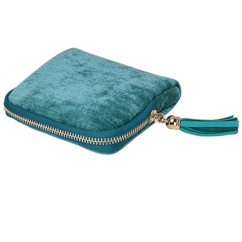 6 Layered Compartment Durable Jewelry Bag with Fringe Zipper, Bracelet Ring Organizer, Dustproof Storage, Perfect Gift for Birthdays Weddings Anniversaries