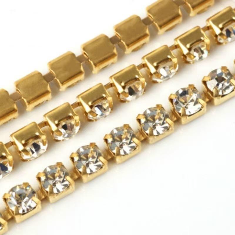 Silver Plated Full Pave Cubic Zirconia Tennis Chain Iced Out Hip Hop Men Necklace 45-70cm Party Jewelry Gift