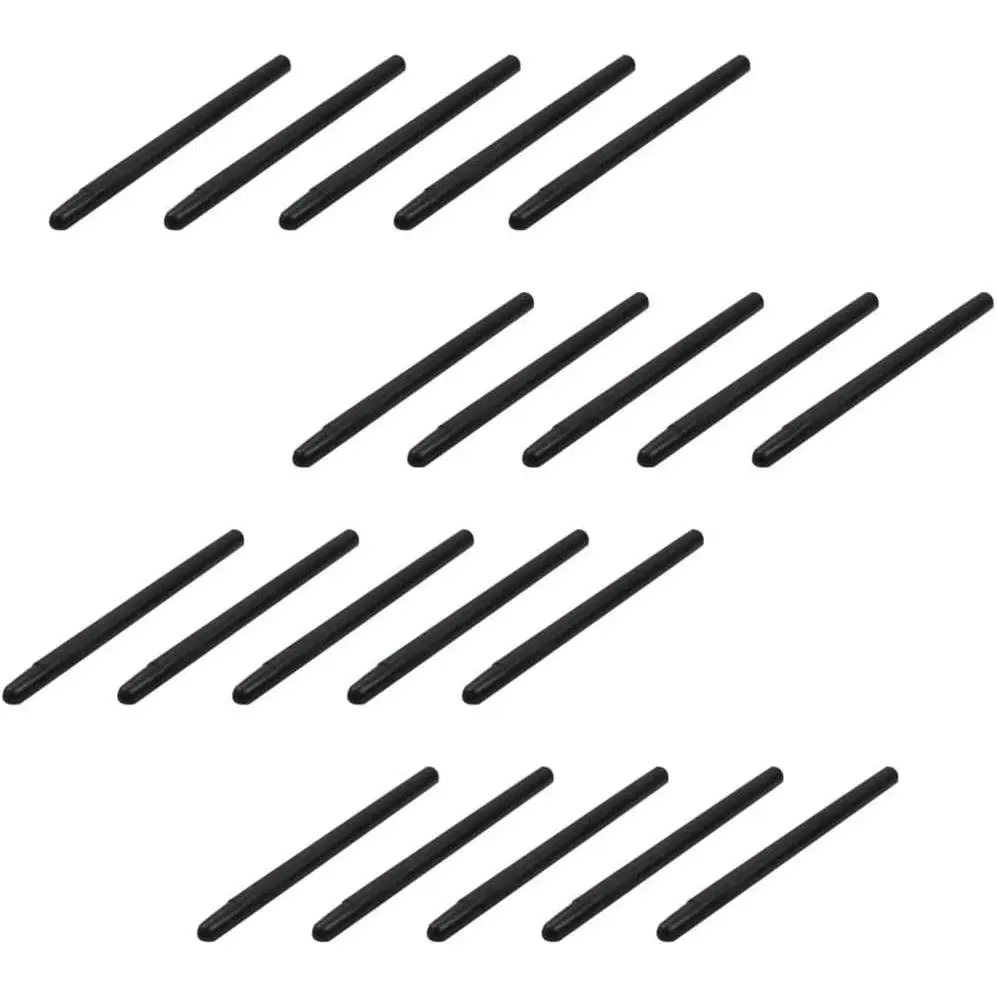 20-Pack Universal Replacement Standard Pen Nibs Replacement for Intuos CTL-4100 / 4100WL; CTL-6100 / 6100WL(Black)