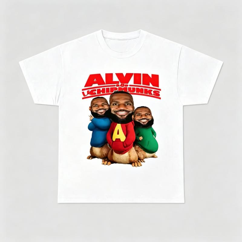 LeBron James and the Chipmunk T-shirt BK-130