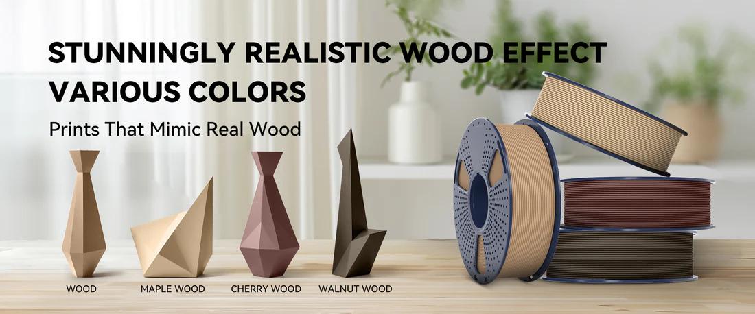 SUNLU Aesthetic Filament | PLA, PETG Series | Silk, Transparent, Rainbow/Multi-Color/Marble/Wood/Glow in the dark | Everything you desire is available