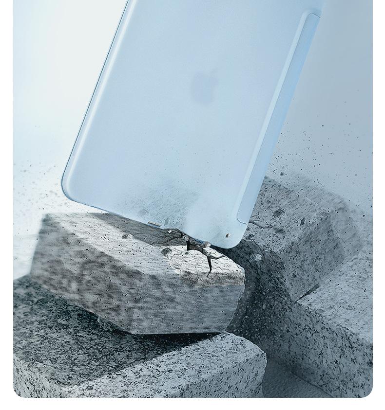 Shockproof Soft TPU iPad Case for iPad 11", iPad 10th Gen 10.9", iPad 9th Gen 10.2", Smart Tri-Fold Folio Cover with Stand, Auto Wake/Sleep Protective Shell for Apple iPad 2023 Models