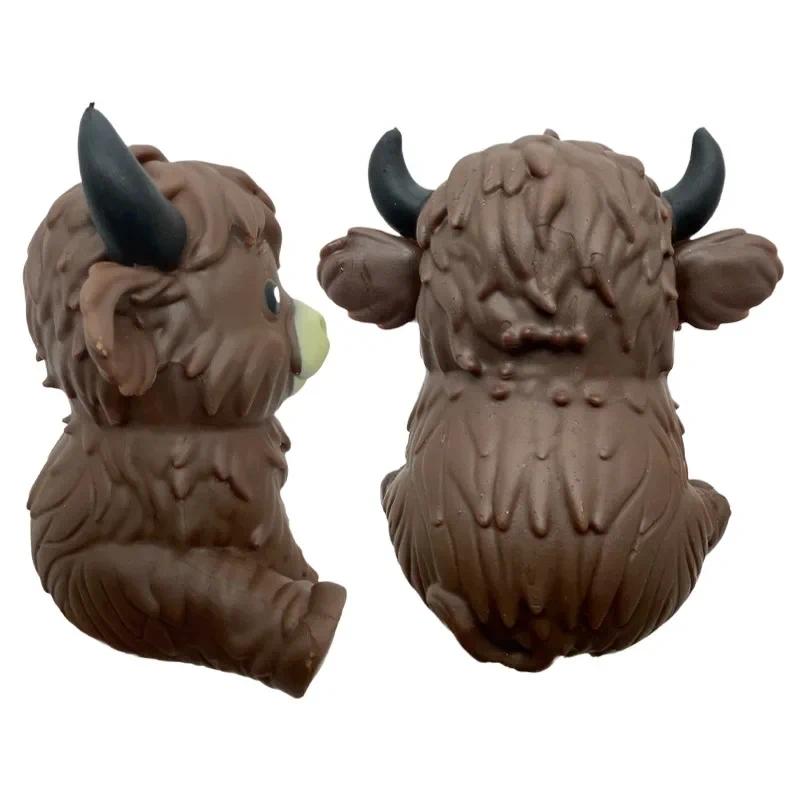 Hot Jumbo Highland Cow Stress Balls Squishies Squeeze Toy Squeeze Ball Fidget Toy for Slow-Rising Stress Relief Squeeze Toy