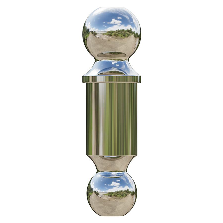 VNN Adjustable Drop Hitch, Dual-Ball(2'', 2-5/16'') Adjustable Hitch, Fits 2-Inch Receiver, 6-10 Inch Drop Hitch, 15,000 LBS GTW-Truck Trailer Hitch, Heavy Duty Solid Ball Mount, Black