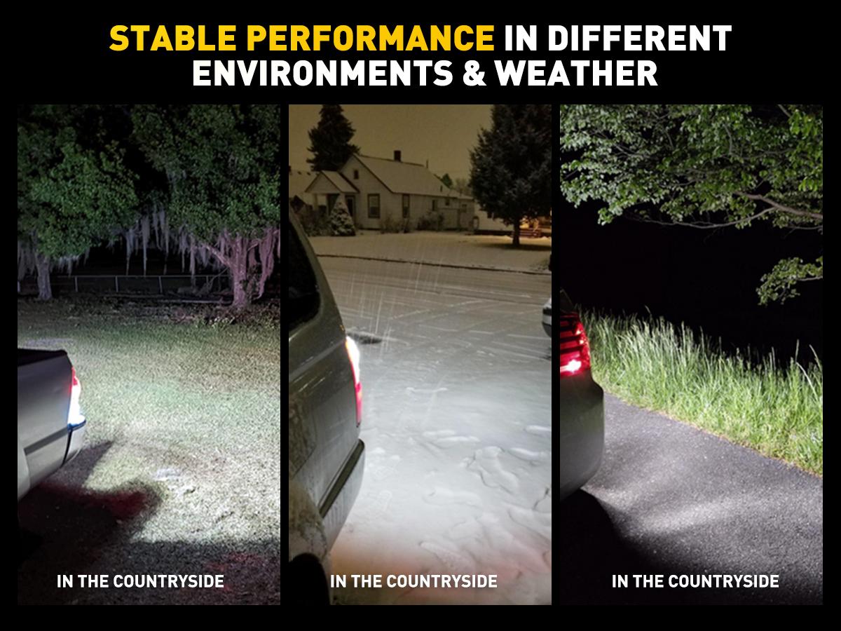 AUXITO 912 921 LED Bulb for Backup Light Reverse Lights High Power 2835 15-SMD Chipsets Error Free T15 906 922 W16W Bulbs, 6000K White Daytime Running Lights (Upgraded, Pack of 2)