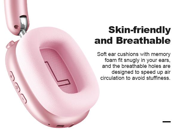 Wentronic Y02 ANC Headphones 60H Playtime,Hybrid Noise Cancelling,Hi-Res Audio,Foldable,Soft Earpads, with Mic for iOS/Android/PC