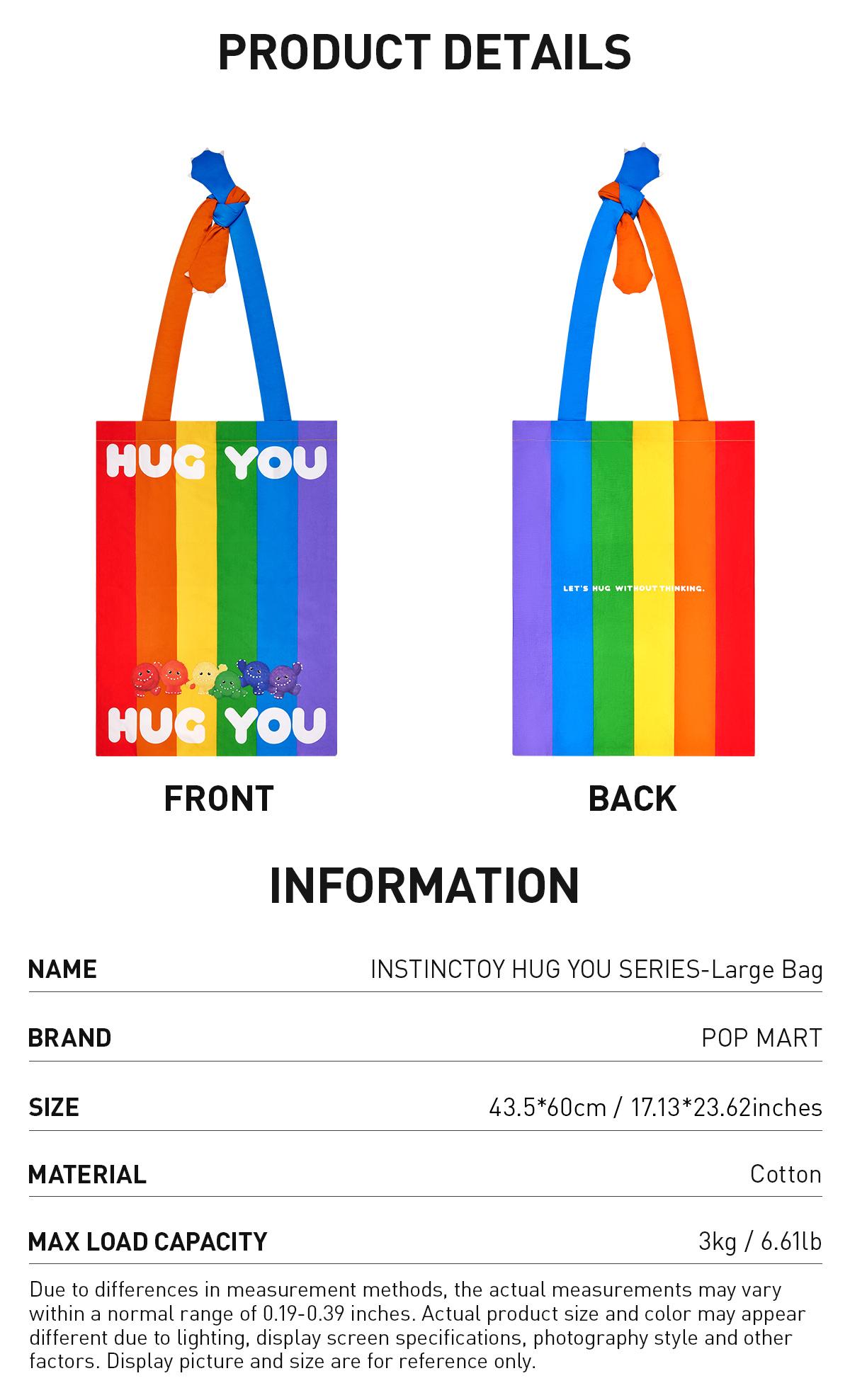 POP MART INSTINCTOY HUG YOU SERIES-Large Bag