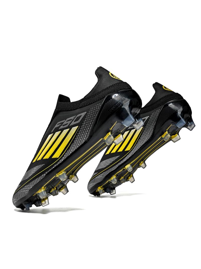 Men's Breathable Low-Top Football Shoes Ag Long Studs, Professional Anti-Slip Durable Natural Grass Sports Training Sneakers, Football Boots, Football Field Boots Men's Breathable Low-Top Football Shoes Ag Long Studs, Professional Anti-Slip Durable Natural Grass Sports Training Sneakers, Football Boots, Football Field Boots