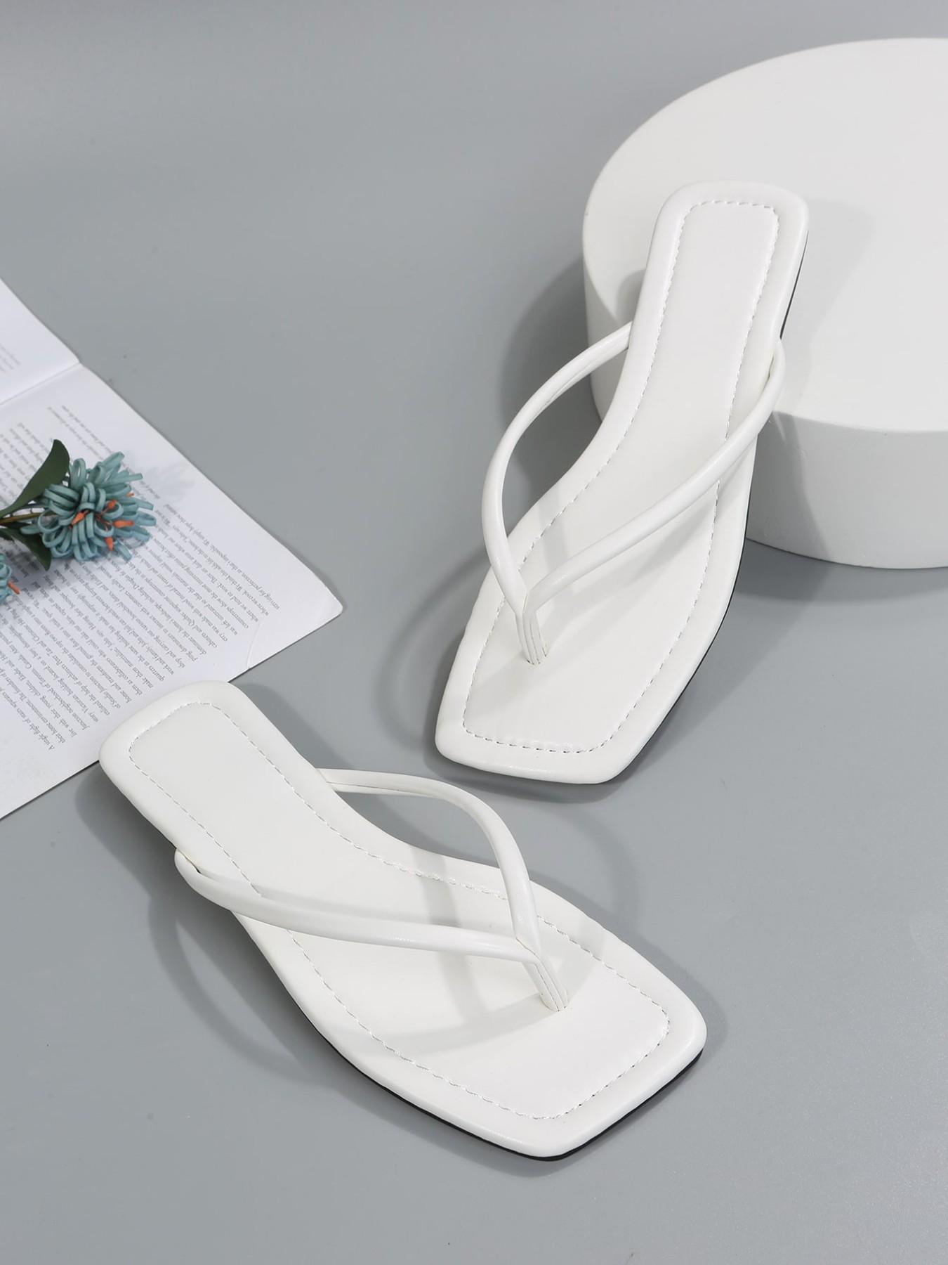 French Style Wedge Sandals Flip Flops for Women, Summer New Sweet Fairy Wind Versatile Beach Vacation Soft Sole Square Toe Design Flatform Heel Type Sandal Shoes Dating Party Daily Casual French Style Wedge Sandals Flip Flops for Women, Summer New Sweet Fairy Wind Versatile Beach Vacation Soft Sole Square Toe Design Flatform Heel Type Sandal Shoes Dating Party Daily Casual