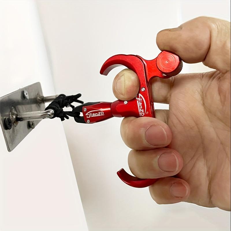 JianZD 3-Finger Thumb Bow Release, Adjustable Sensitivity & 360° Rotatable Head, Aluminum Alloy for Target Shooting,For Compound Bow Precision Archery Release Aids Three Finger Grip Alloy Construction Durable alloy material JianZD 3-Finger Thumb Bow Release, Adjustable Sensitivity & 360° Rotatable Head, Aluminum Alloy for Target Shooting,For Compound Bow Precision Archery Release Aids Three Finger Grip Alloy Construction Durable alloy material