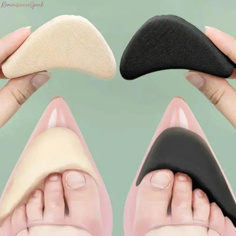 8PCS Memory Foam Forefoot Cushion Inserts for Women’s High Heels, Anti-Slip Toe Protector Shoe Pads, Soft Size Filler Insoles for Pumps & Tight Shoes, Foot Pain Relief Cushion Accessories for All-Day Wear