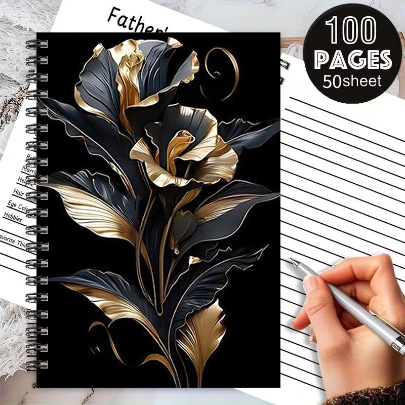 1 Spiral Bound Notebook 5.7x8.26 inch, Premium Lined Pages, Durable Coil Binding, Perfect for Travel Journal, Camping Adventure Log, Outdoor Activity Notes, Ideal Gift for Travelers, Campers, Adventure Lovers on Birthday, Thanksgiving, Christmas
