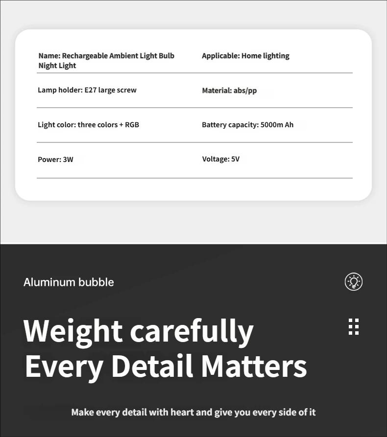 E27 LED Bulb Remote Control RGB Color Changing Dimmable Magnetic Mount Ideal for Any Room Multi-Purpose Lighting Solution