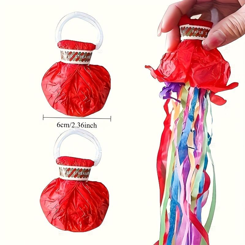 25 Pcs Confetti Streamers Handheld Ribbon Wands, Perfect for Birthday, Wedding, Graduation, Halloween, Christmas Party, Indoor & Outdoor Decor - Lightweight & Easy to Use, Instant Festival Atmosphere, Must-Have for Party Planners & Holiday Enthusiasts