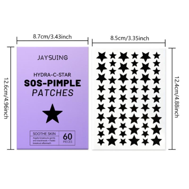 Jaysuing Star Acne Patch | Cute Star Design Covers Acne & Gentle Care for Blemish Skin