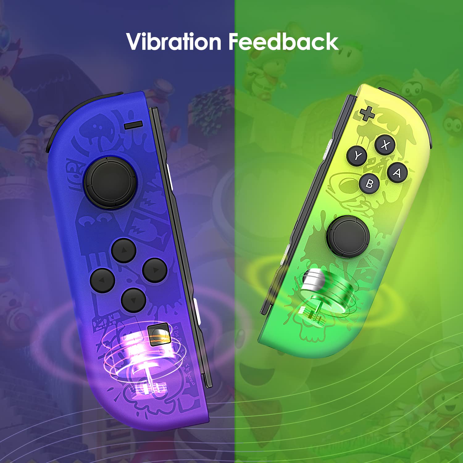 Switch Wireless Controller, Upgraded Switch/lite/oled Controller with Motion Control, Wake Function, Dual Vibration Feature