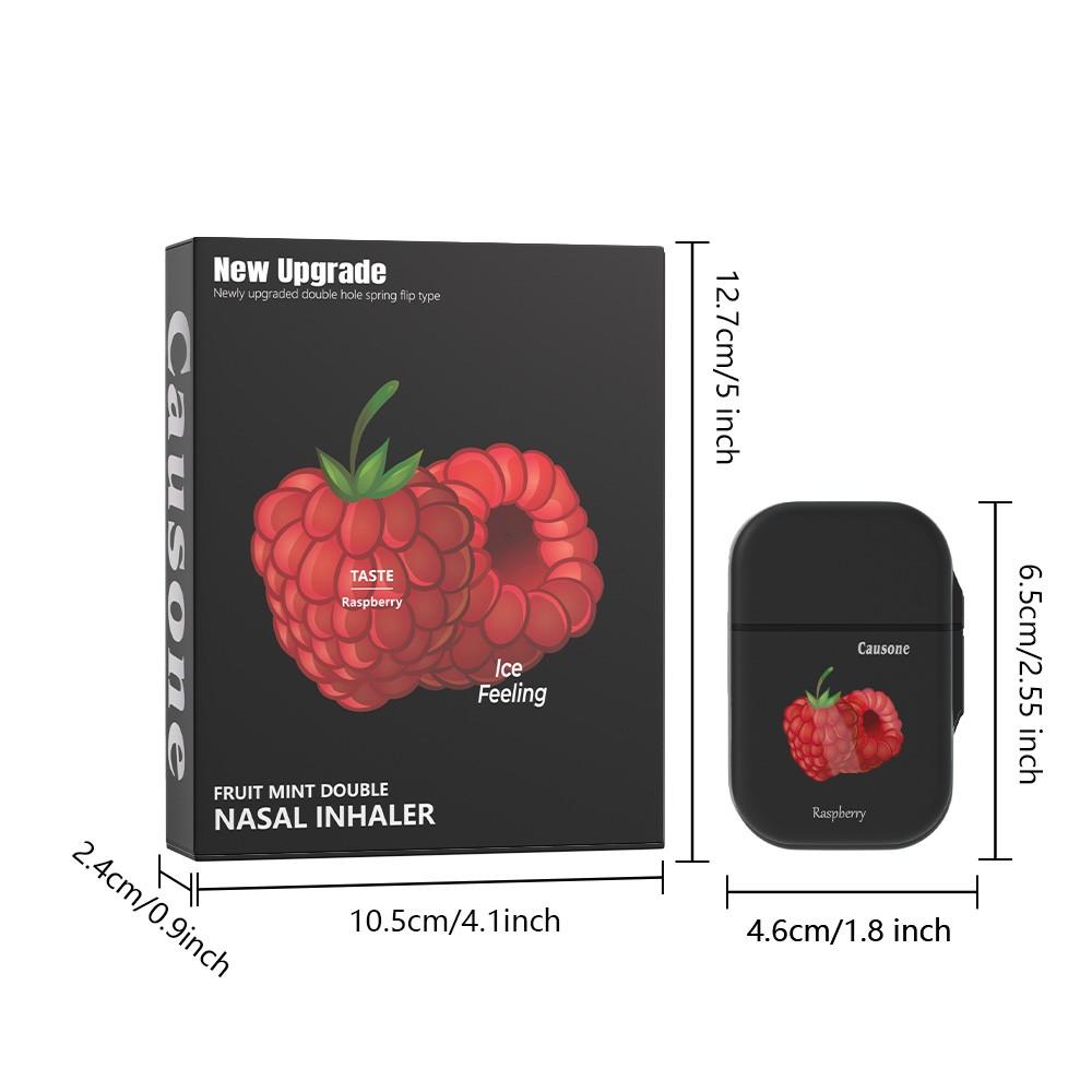 Double Hole Dual Nasal Inhaler Cooling Stick, Fruit Flavor Watermelon ...