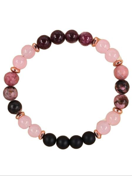 Natural Stone Garnet Bracelet for Women, Anxiety Relief Friendship Jewelry Gift, Relaxing Hand Chain Accessory for Friends