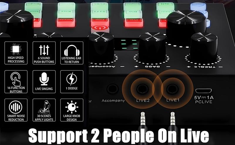 ZealSound Podcast Equipment Bundle, BM800 Podcast Microphone Bundle with V8s Voice Changer, Condenser Microphone Recording Studio Package for Podcasting Live Streaming Singing PC Mobile TikTok YouTube