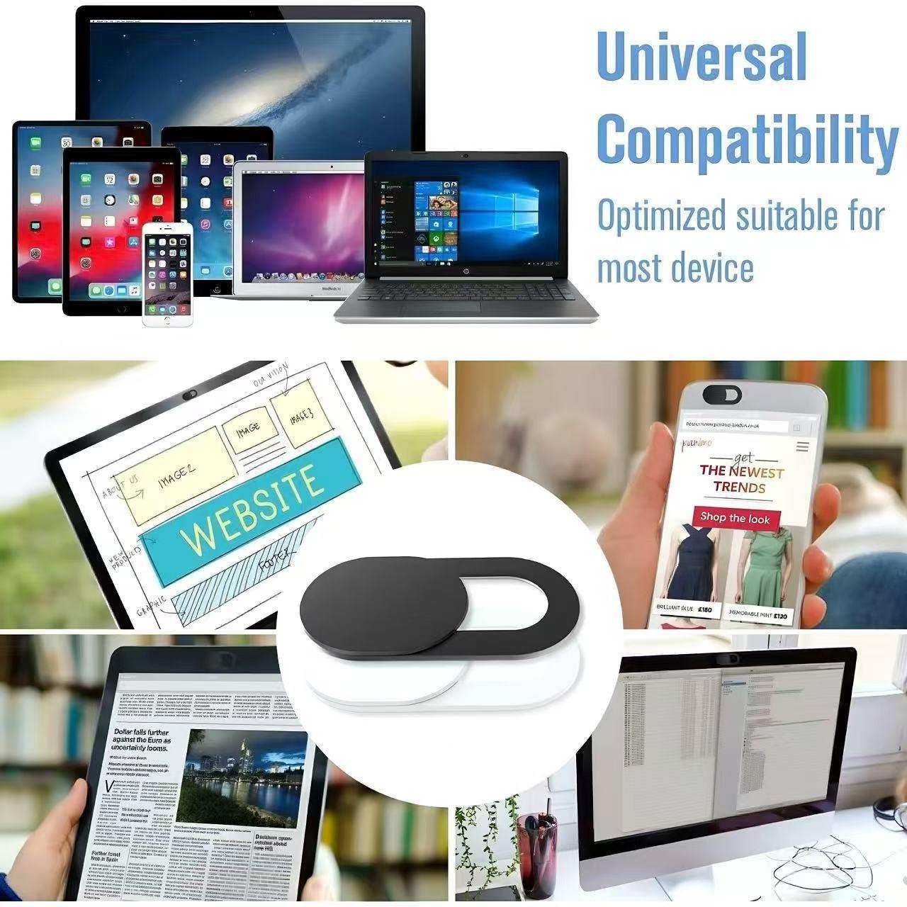 Camera cover, front camera cover, shutter slider, adhesive laptop camera cover and phone lens protection sticker, anti peeping, privacy screen protector, suitable for smartphones, laptops, and PCs, technical accessories, Tech Gadgets